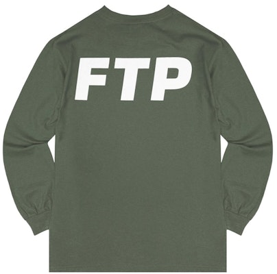 FTP Logo L/S Tee Olive Order FTP Logo L/S Tee Olive