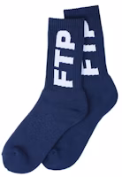 FTP Logo Socks Navy FTP Logo Socks Navy
