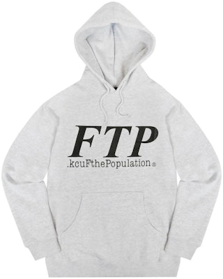 FTP OG Logo Pullover Heather Grey Buy FTP OG Logo Pullover Heather Grey