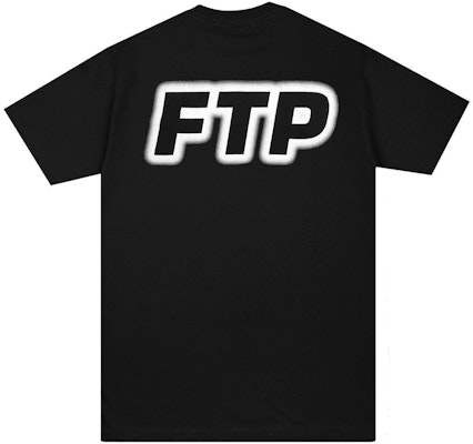 FTP Outer Glow Logo Tee Black Buy FTP Outer Glow Logo Tee Black