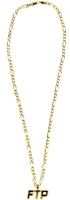 FTP Plated Micro Logo Chain Gold FTP Plated Micro Logo Chain Gold