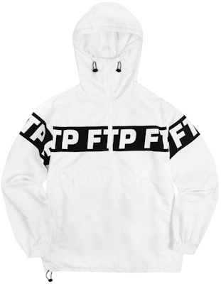 FTP Repeat Waterproof Anorak White Buy FTP Repeat Waterproof Anorak White