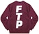 FTP Vertical Logo Crewneck Maroon