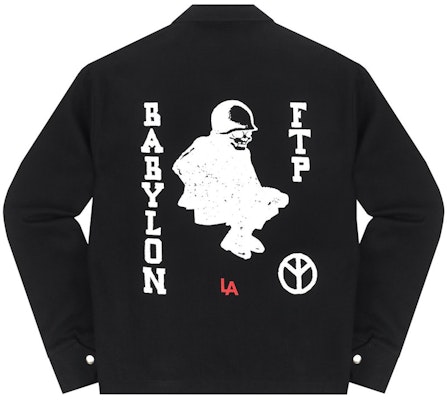 FTP x Babylon Infantry Work Jacket Black Buy FTP x Babylon Infantry Work Jacket Black