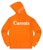 FTP x Carrots Logo Pullover Hoodie Orange