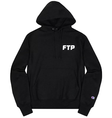 FTP x Champion Reverse Weave Hoodie Black Order FTP x Champion Reverse Weave Hoodie Black