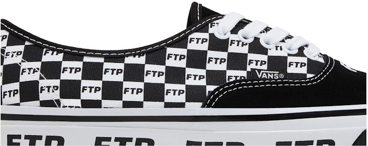 Lookbook FTP x Vans Authentic 44 'Checkerboard' VN000EEUBLK