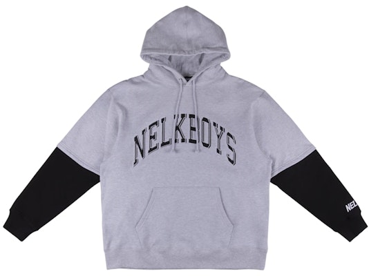 Full Send Layers Hoodie Grey/Black Buy Full Send Layers Hoodie Grey/Black