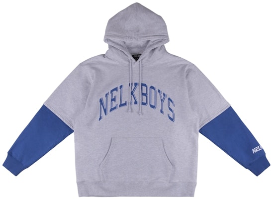 Full Send Layers Hoodie Grey/Blue Buy Full Send Layers Hoodie Grey/Blue