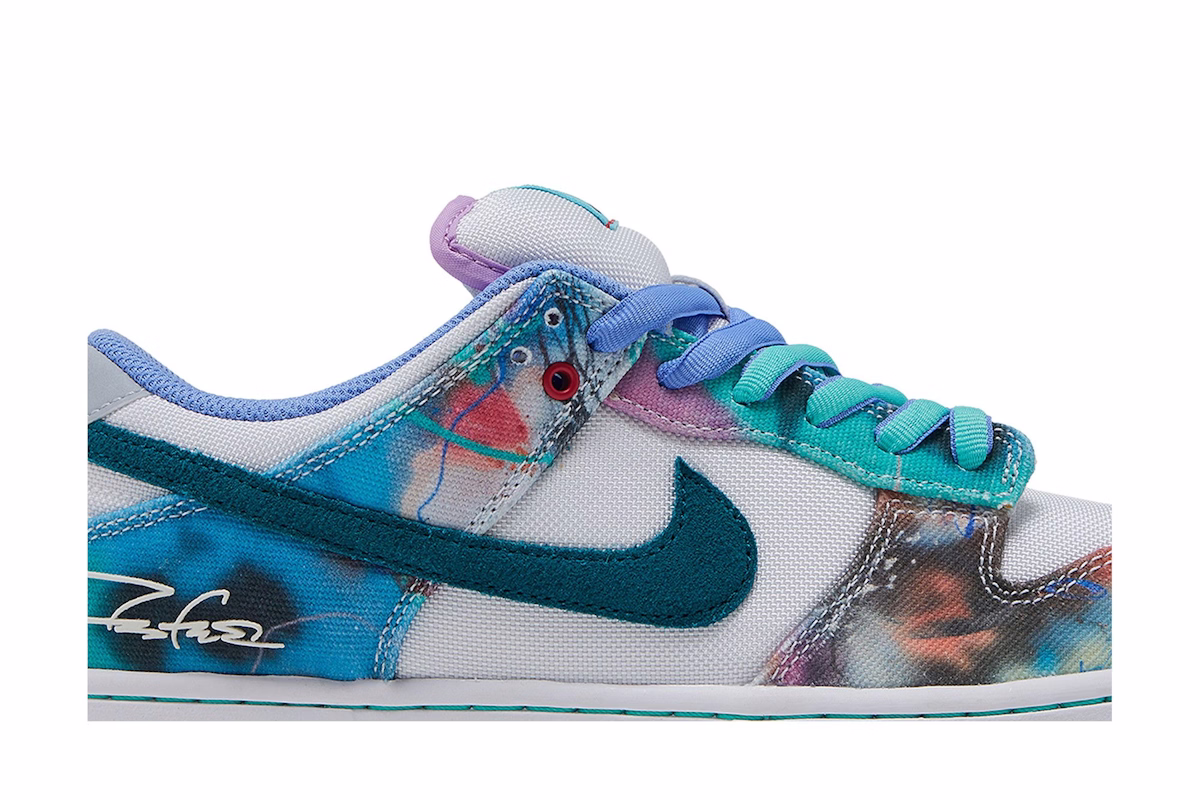 Futura Laboratories x Nike Dunk Low SB 'Bleached Aqua'