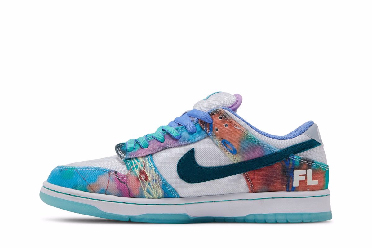Futura Laboratories x Nike Dunk Low SB 'Bleached Aqua'