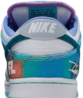 Futura Laboratories x Nike Dunk Low SB 'Bleached Aqua' HF6061-400 Sizing Futura Laboratories x Nike Dunk Low SB 'Bleached Aqua' HF6061-400