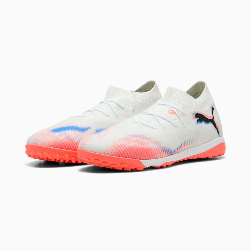 Order フューチャー 8 マッチ TT サッカーシューズ PUMA ホワイト/ブラック/グロウレッド 108597-01
