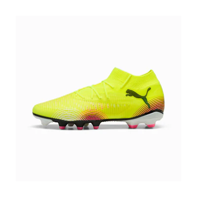 Future 8 Pro FG/AG Football Boots Yellow Alert-PUMA Black-Sun Struck