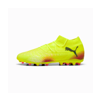 Future 8 Pro MG Soccer Shoes Yellow Alert-PUMA Black-Sun Struck