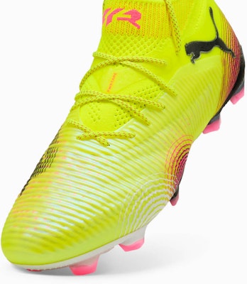 Future 8 Ultimate FG Soccer Cleats Yellow Alert-PUMA Black-Sun Struck 108138-03 Details for Future 8 Ultimate FG Soccer Cleats Yellow Alert-PUMA Black-Sun Struck 108138-03