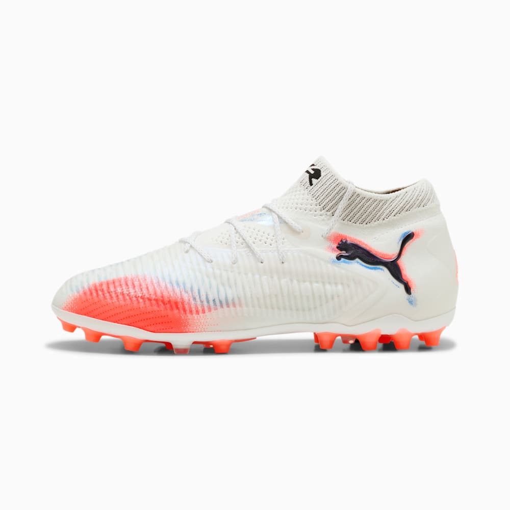 Future 8 Ultimate MG PUMA White/PUMA Black/Glowing Red 108584-01