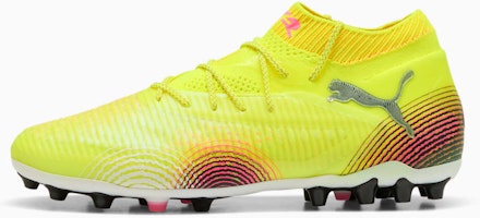 Future 8 Ultimate MG Soccer Cleats Yellow Alert-PUMA Black-Sun Struck 108359-03 Future 8 Ultimate MG Soccer Cleats Yellow Alert-PUMA Black-Sun Struck 108359-03