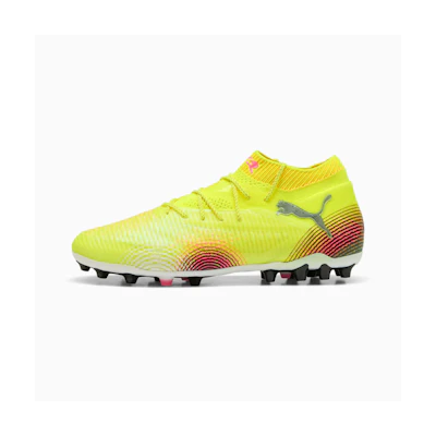 Future 8 Ultimate MG Soccer Cleats Yellow Alert-PUMA Black-Sun Struck