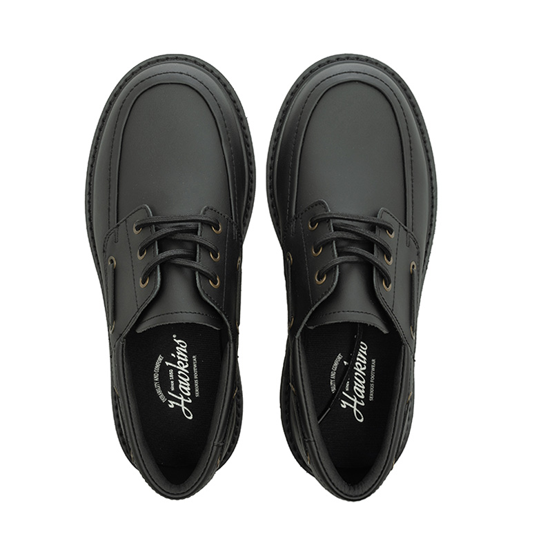 Sizing G.T Hawkins Brent Boat Sneakers Schwarz Minimalistisch G160202003