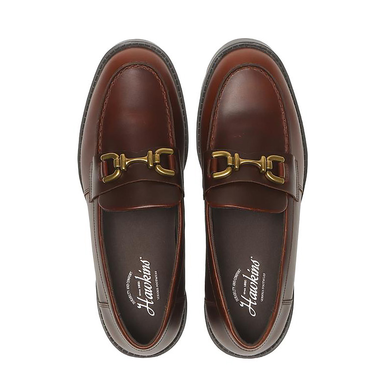 Sizing G.T Hawkins James B. 樂福鞋 休閒設計懶人鞋 棕色款 G160202007