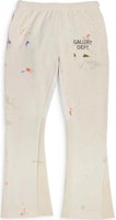 Gallery Dept. White Relaxed Straight Letter Print Casual Pants DL-F-2130P-WHTE Gallery Dept. White Relaxed Straight Letter Print Casual Pants DL-F-2130P-WHTE