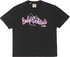 Gallery Dept. BODY COCKTAILS Logo Crewneck T-Shirt Men Black BDC-1000 Gallery Dept. BODY COCKTAILS Logo Crewneck T-Shirt Men Black BDC-1000