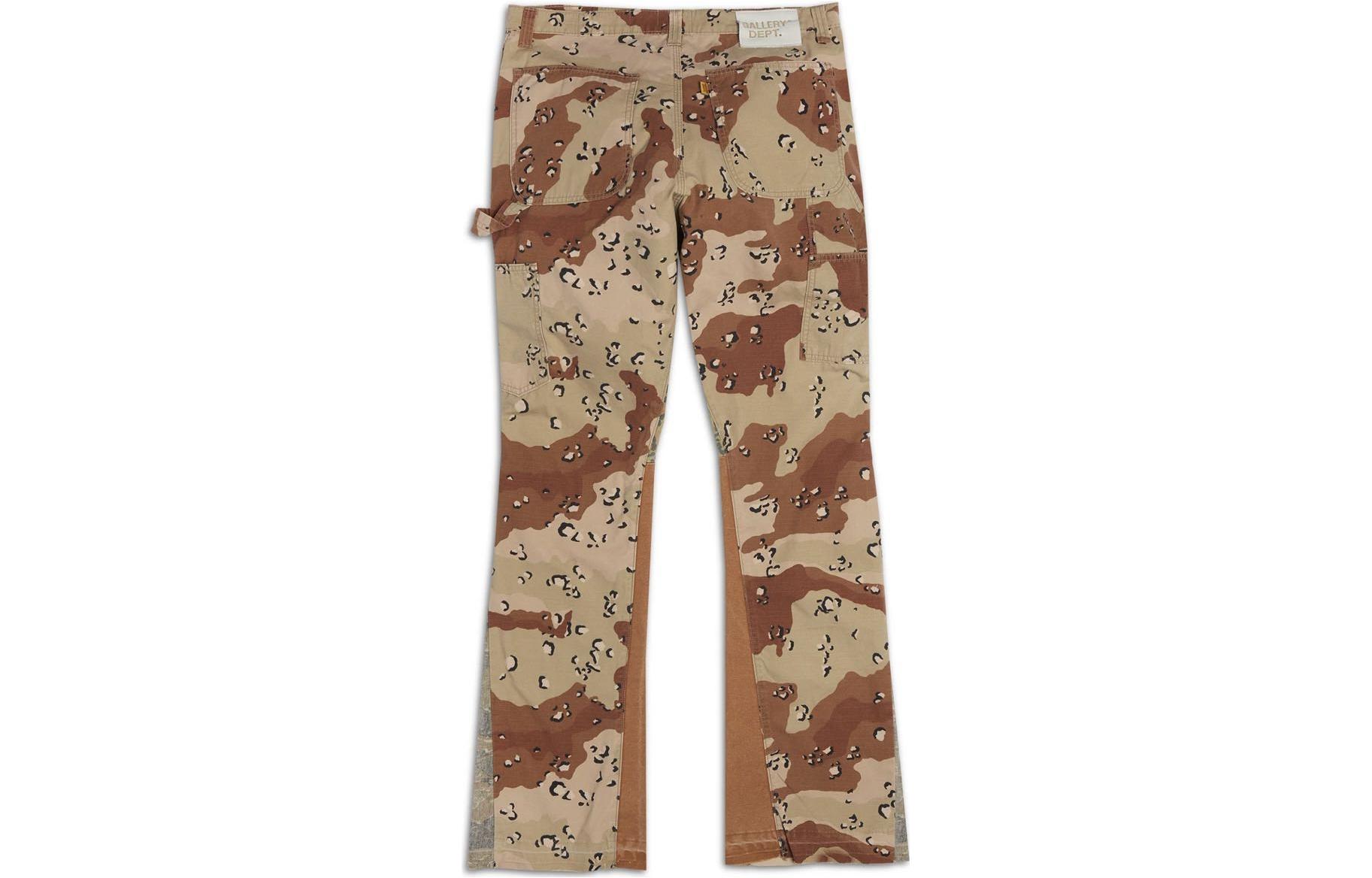 Lookbook Gallery Dept. Chocolate Chip LA Flare Camo Cargo Jeans SS22 Lelaki Coklat. GD-SS22-073