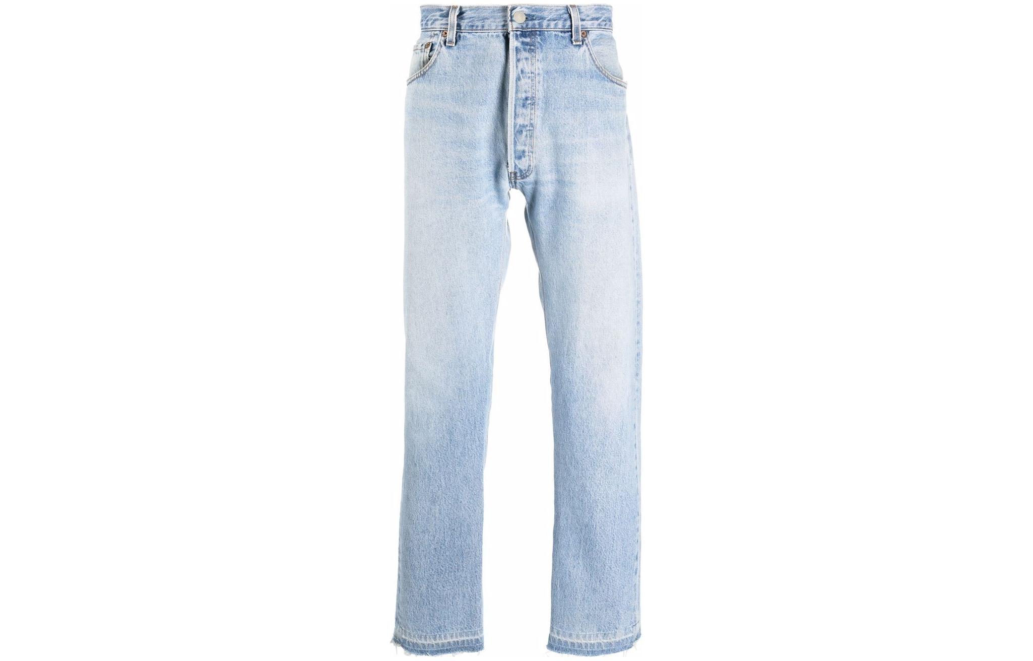 Order Gallery Dept. Seluar Jeans Unisex Straight-Leg Distressed 500150080INDI