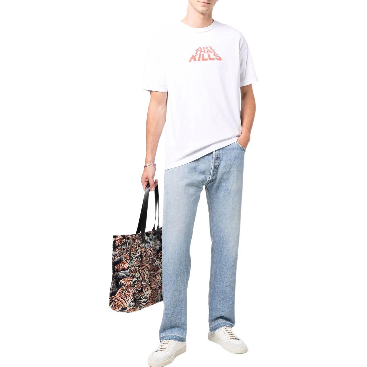 Shop Gallery Dept. Seluar Jeans Unisex Straight-Leg Distressed 500150080INDI