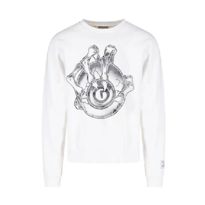 Gallery Dept. FW22 Geometric Print Long Sleeve Pullover Hoodie White Men GBC6030WHTE