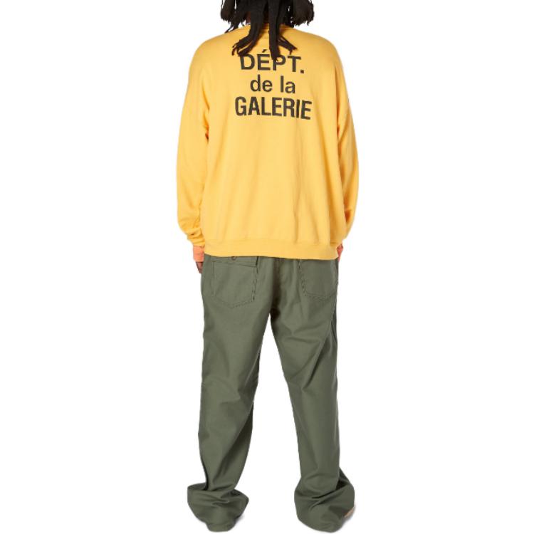 Purchase Sudadera Unisex Amarilla con Letras Gallery Dept. FW23. ATK-2345-YLLW-M