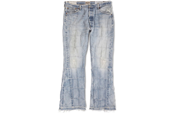 Lookbook Gallery Dept. Lenny Flare Patchwork Seluar Denim Biru SS22 Lelaki GD-SS22-59