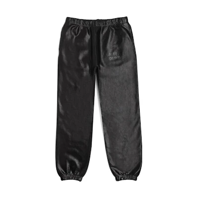 Gallery Dept. Letter Print Drawstring Jogger Pants Men Black ASP-2100-BLCK