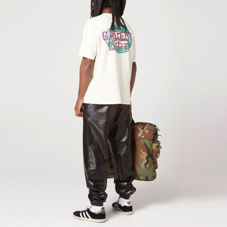 Details for Gallery Dept. Seluar Jogger Cetakan Huruf Lelaki Hitam dengan Tali Pinggang. ASP-2100-BLCK