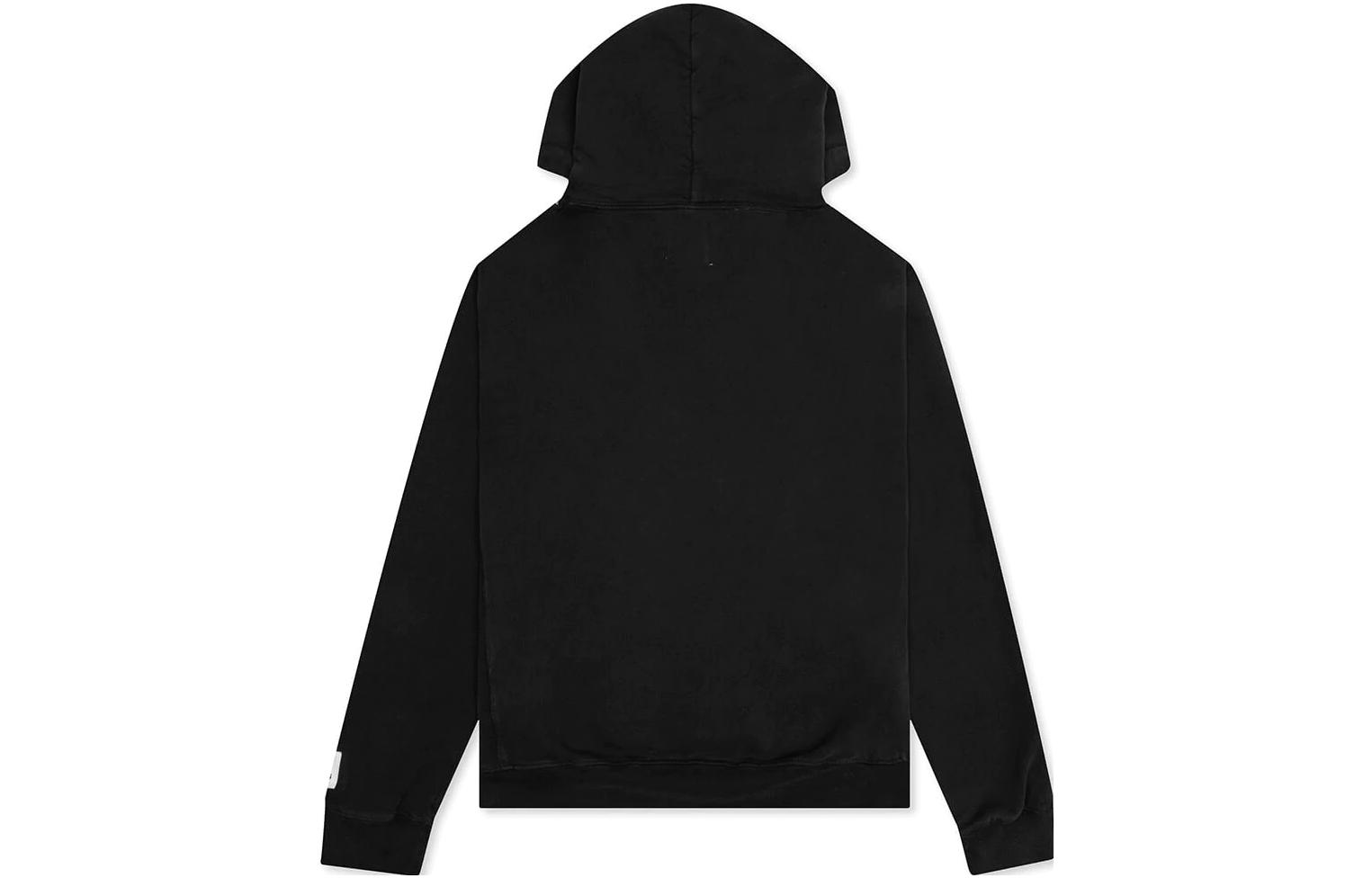 Lookbook Gallery Dept. Hoodie Lelaki Cetak Huruf Warna Hitam ENL2000BLCK