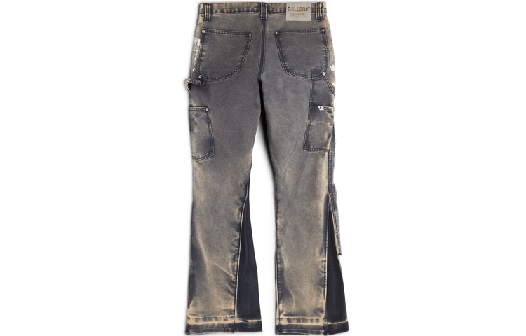 Lookbook Gallery Dept. Jeans Denim Azul Marino Hombre con Parche y Diseño Salpicado. GD-SS21-016