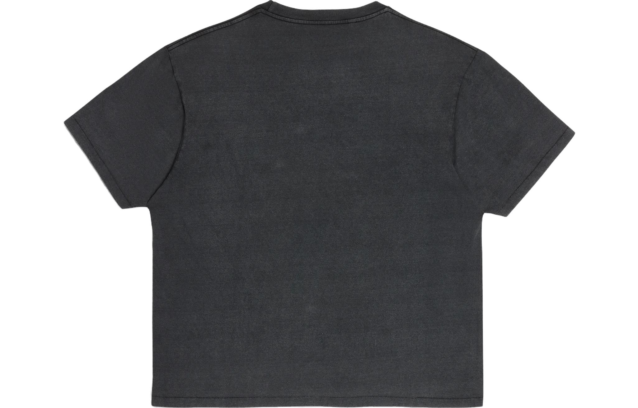 Lookbook Gallery Dept. Baju Vintage Hitam Lelaki Lengan Pendek dengan Poket Sulaman FBT-10020-VBLK-M