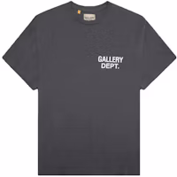 Gallery Dept. SS22 Alphabet Print Crewneck Tee Unisex Black GD-VST-1000-BLCK Gallery Dept. SS22 Alphabet Print Crewneck Tee Unisex Black GD-VST-1000-BLCK