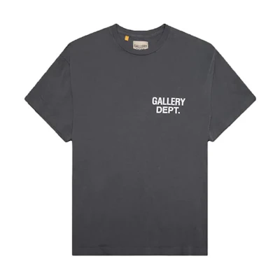 Gallery Dept. SS22 Alphabet Print Crewneck Tee Unisex Black GD-VST-1000-BLCK