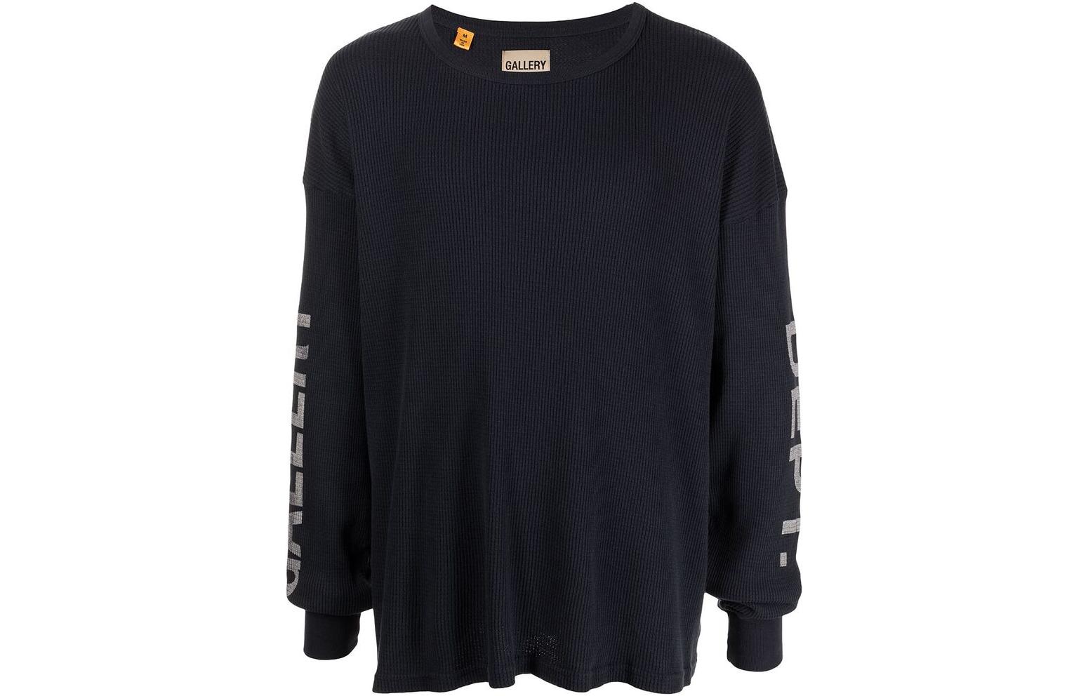 Order Gallery Dept. SS22 Logo Cetak Baju Lengan Panjang Hitam GDT1100BLCK