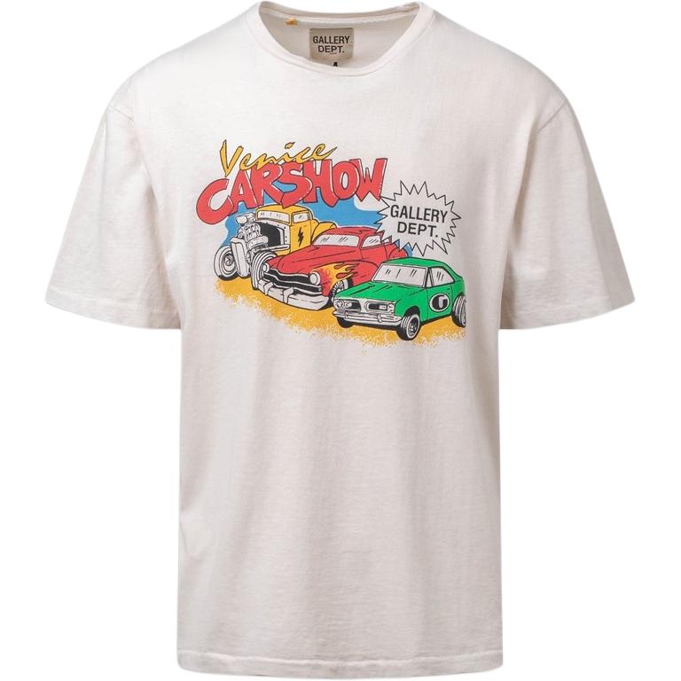 Gallery Dept. SS23 Graphic Print Crewneck Short Sleeve T-Shirt White - Men EBY-1030-WHTE