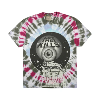 Gallery Dept. SS23 Tie-Dye Abstract Print Short Sleeve T-Shirt Multi-Color Men TR-10090-TIDY