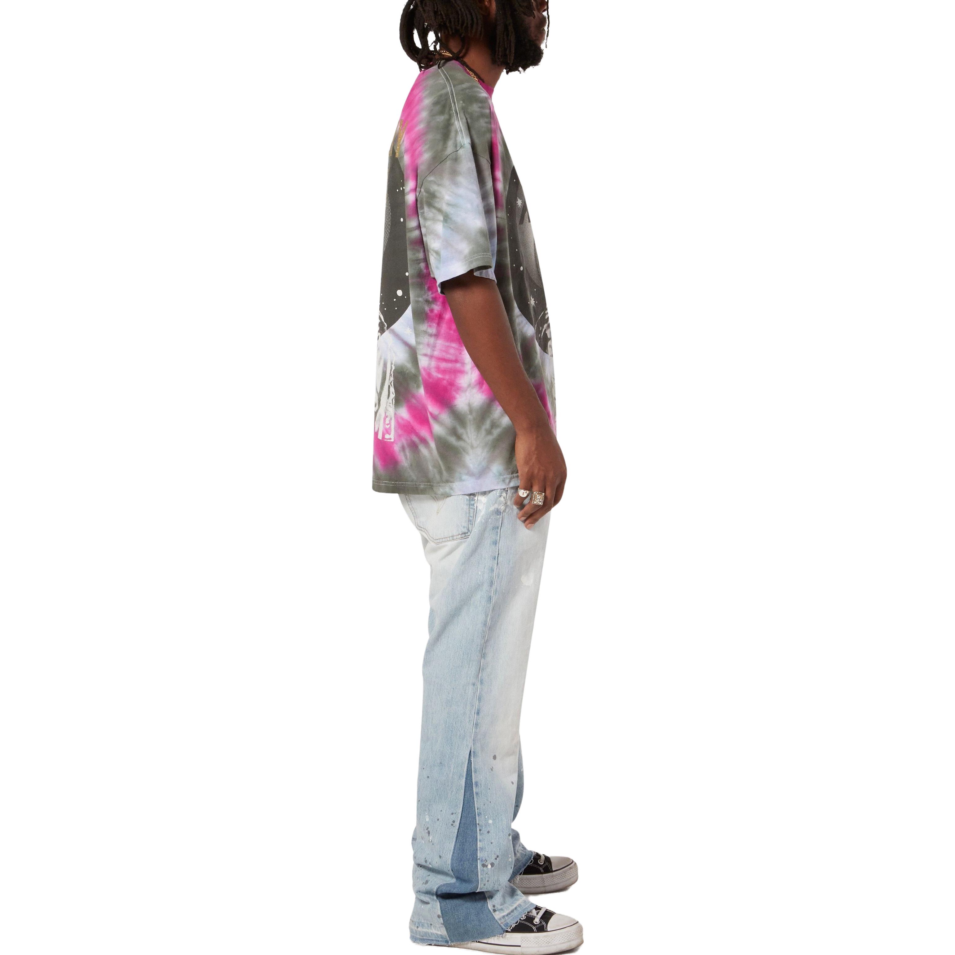 Purchase Gallery Dept. SS23 Kemeja-T Lengan Pendek Cetakan Tie-Dye Abstrak Pelbagai Warna Lelaki TR-10090-TIDY