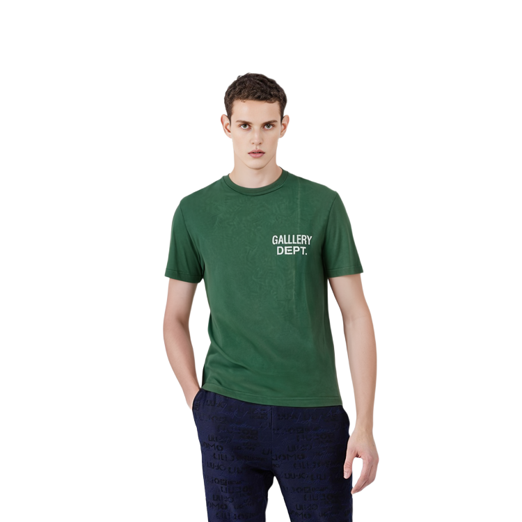 Purchase Gallery Dept. Kemeja-T Lengan Pendek Hijau Unisex Crewneck. VLT-1040-HGRN