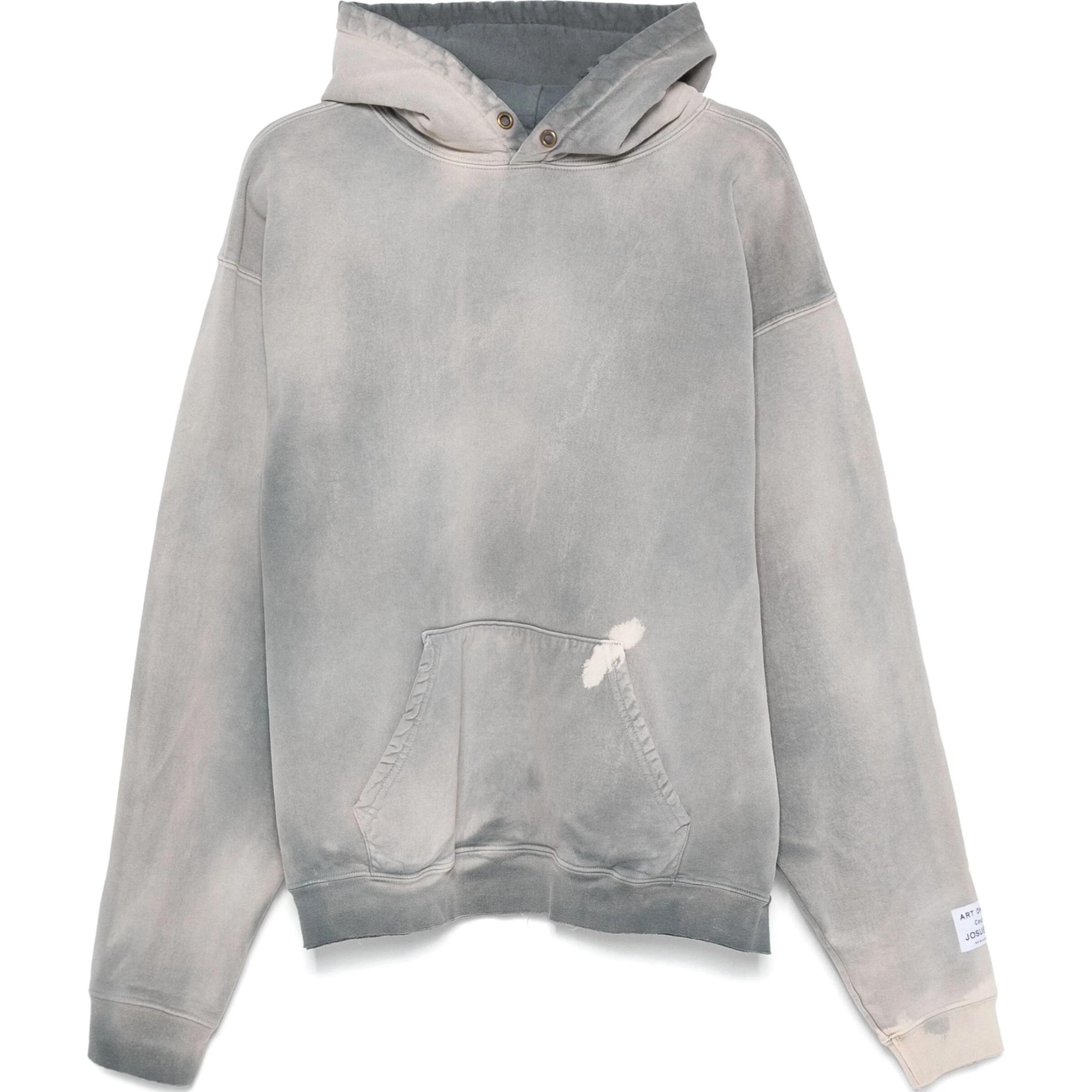 Order Gallery Dept. Washed Hoodie Pullover Kelabu VTH-2001-ASH
