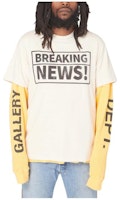 Gallery Dept. White Unisex Loose Fit Short Sleeve Crewneck T-Shirt BN-1030-AWHT Gallery Dept. White Unisex Loose Fit Short Sleeve Crewneck T-Shirt BN-1030-AWHT
