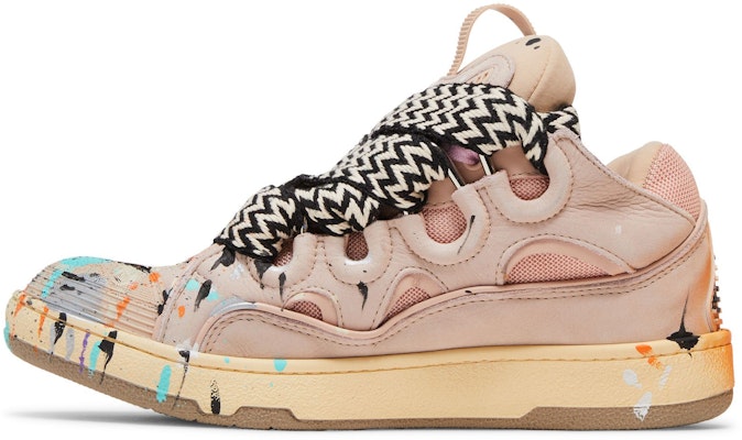Gallery Dept. x Lanvin Curb Light Sneakers 'Paint Drip - Pale Pink' FM-SKRK11-DRGD-P22B5S0 Lookbook Gallery Dept. x Lanvin Curb Light Sneakers 'Paint Drip - Pale Pink' FM-SKRK11-DRGD-P22B5S0