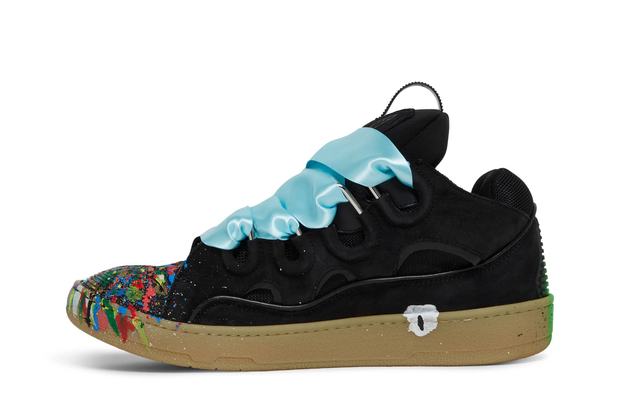 Lookbook Gallery Dept. x Lanvin Zapatillas Curb 'Goteo de Pintura - Negro' FM-SKRK11-DRGD-P2210S1