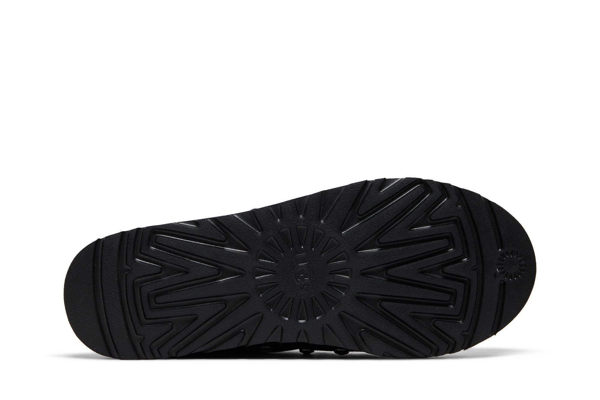 Shop UGG 圓頭時尚 包頭拖鞋 男女版 黑色